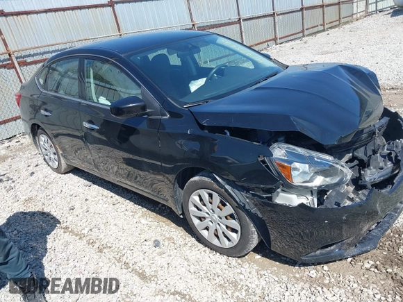 2017 Nissan Sentra SV with VIN 3N1AB7AP8HY399540, listed as a IAAI auction lot 41975995 with 92,800 mi miles and . Bid and sale history available at DreamBid. Image 1.