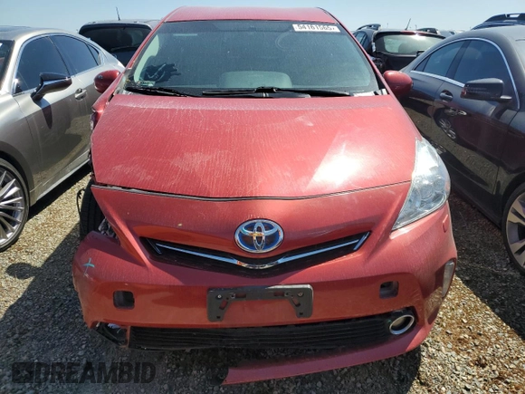 2012 Toyota Prius Two with VIN JTDZN3EU6C3067422, listed as a Copart auction lot 54161565 with 254,715 mi miles and Salvage Title. Bid and sale history available at DreamBid. Image 5.