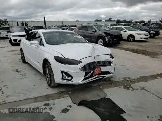 2019 Ford Fusion Hybrid Titanium with VIN 3FA6P0RU4KR155929, listed as a Copart auction lot 46253875 with 0 mi miles and Non Repairable. Bid and sale history available at carsss.com. Image 10.