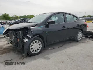 2016 Nissan Versa S Plus with VIN 3N1CN7AP2GL855687, listed as a Copart auction lot 53666515 with 137,522 mi miles and Salvage Title. Bid and sale history available at carsss.com. Image 1.