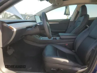 2023 Tesla Model 3 Long Range with VIN 5YJ3E1EB3PF633070, listed as a Copart auction lot 48942545 with 38,332 mi miles and Salvage Title. Bid and sale history available at DreamBid. Image 7.