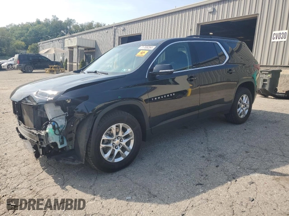 2020 Chevrolet Traverse LT Cloth with VIN 1GNEVGKW1LJ297447, listed as a Copart auction lot 71708264 with 50,472 mi miles and Salvage Title. Bid and sale history available at carsss.com. Image 1.