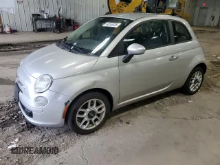 2013 FIAT 500 Pop with VIN 3C3CFFARXDT672575, listed as a Copart auction lot 54055335 with 107,645 mi miles and Clean Title. Bid and sale history available at carsss.com. Image 1.
