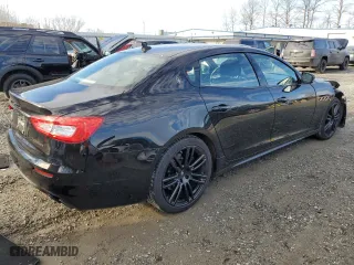 2018 Maserati Quattroporte S with VIN ZAM56YPA1J1304673, listed as a Copart auction lot 87639785 with 44,578 mi miles and Salvage Title. Bid and sale history available at carsss.com. Image 3.