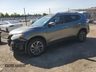 2016 Nissan Rogue SV z VIN 5N1AT2MV3GC896778, wystawiony jako Copart lot #58555265 z przebiegiem 64 212 mil mil oraz Szkoda całkowita • Salvage title. Historia ofert i sprzedaży dostępna na DreamBid. Obrazek 1.