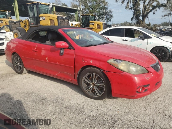 2007 Toyota Solara SE with VIN 4T1FA38PX7U109672, listed as a Copart auction lot 73306244 with Not Provided miles and Salvage Title. Bid and sale history available at DreamBid. Image 4.