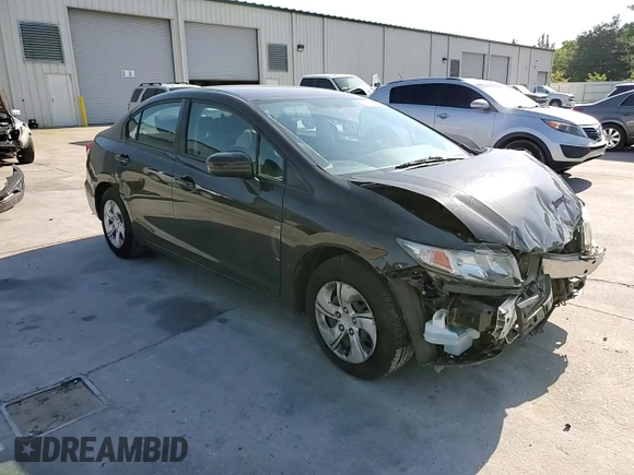 2014 Honda Civic LX z VIN 2HGFB2F54EH533010, wystawiony jako Copart lot #52859605 z przebiegiem 81 051 mil mil oraz Szkoda całkowita • Salvage title. Historia ofert i sprzedaży dostępna na DreamBid. Obrazek 11.