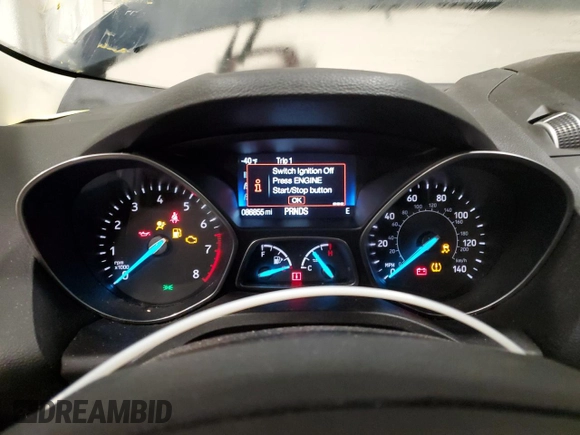2019 Ford Escape SE z VIN 1FMCU9GD8KUB54347, wystawiony jako Copart lot #87187844 z przebiegiem 86 855 mil mil oraz Szkody całkowita. Historia ofert i sprzedaży dostępna na DreamBid. Obrazek 9.