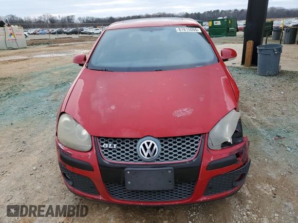 2006 Volkswagen Jetta Sedan GLI 2.0L Turbo with VIN 3VWXJ71K36M677017, listed as a Copart auction lot 87815055 with 167,139 mi miles and Salvage Title. Bid and sale history available at carsss.com. Image 5.