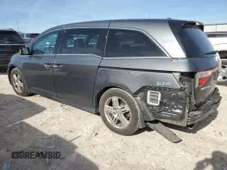 2012 Honda Odyssey Touring with VIN 5FNRL5H96CB122785, listed as a Copart auction lot 84459954 with 114,208 mi miles and Salvage Title. Bid and sale history available at carsss.com. Image 2.