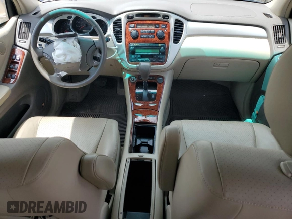 2006 Toyota Highlander w/3rd Row z VIN JTEEP21A260163077, wystawiony jako Copart lot #58827525 z przebiegiem 70 570 mil mil oraz Szkoda całkowita • Salvage title. Historia ofert i sprzedaży dostępna na DreamBid. Obrazek 8.