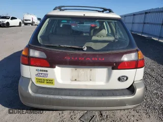 2001 Subaru Legacy Outback L.L. Bean with VIN 4S3BH806817627512, listed as a Copart auction lot 43241995 with 163,888 mi miles and Salvage title. Bid and sale history available at DreamBid. Image 6.