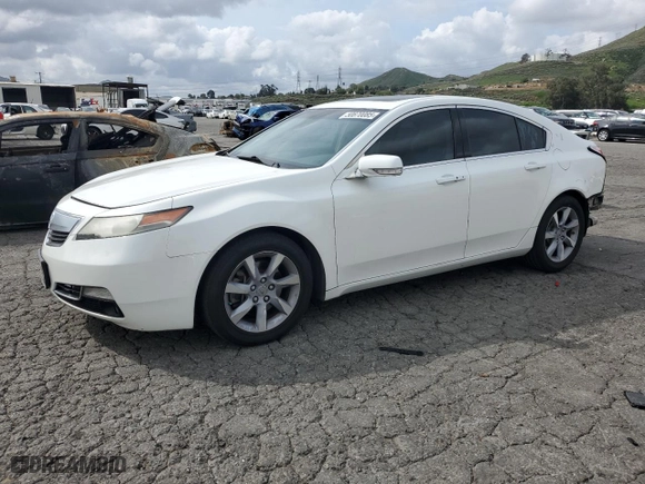 2012 Acura TL Tech Auto with VIN 19UUA8F51CA030625, listed as a Copart auction lot 50870085 with 146,763 mi miles and Salvage Title. Bid and sale history available at carsss.com. Image 1.