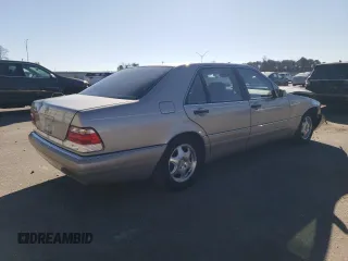 1999 Mercedes-Benz S-Class with VIN WDBGA43G0XA408836, listed as a Copart auction lot 83795814 with 145,278 mi miles and Salvage Title. Bid and sale history available at carsss.com. Image 3.