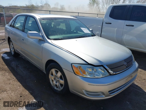 2002 Toyota Avalon XL with VIN 4T1BF28B52U265710, listed as a IAAI auction lot 42102300 with 99,901 mi miles and . Bid and sale history available at DreamBid. Image 1.