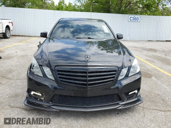 2010 Mercedes-Benz E 350 Luxury with VIN WDDHF8HB1AA260558, listed as a Copart auction lot 53979755 with 156,121 mi miles and Salvage title. Bid and sale history available at DreamBid. Image 5.