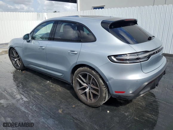 2024 Porsche Macan with VIN WP1AA2A59RLB07100, listed as a Copart auction lot 49866655 with 12,636 mi miles and Salvage Title. Bid and sale history available at carsss.com. Image 2.