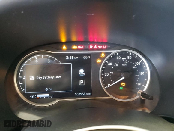 2019 Nissan Kicks SV with VIN 3N1CP5CU7KL554049, listed as a Copart auction lot 48328275 with 100,958 mi miles and Salvage Title. Bid and sale history available at carsss.com. Image 9.