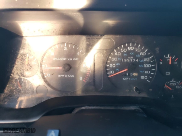1996 Dodge Ram 1500 with VIN 1B7HF16Y0TS572294, listed as a Copart auction lot 82602294 with 199,174 mi miles and Salvage Title. Bid and sale history available at carsss.com. Image 9.