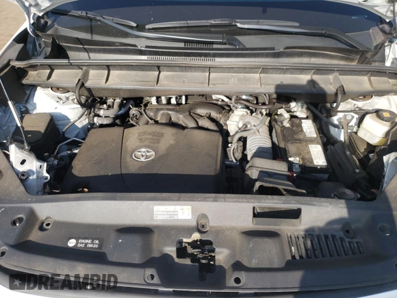 2020 Toyota Highlander L with VIN 5TDCZRBH9LS504672, listed as a Copart auction lot 54147505 with 49,879 mi miles and Salvage title. Bid and sale history available at DreamBid. Image 12.