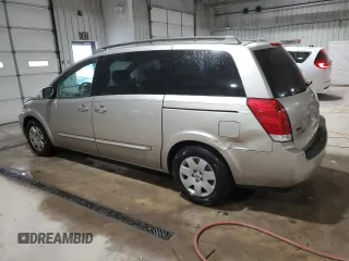 2005 Nissan Quest SL with VIN 5N1BV28U85N138422, listed as a Copart auction lot 82899984 with 0 mi miles and Salvage Title. Bid and sale history available at carsss.com. Image 2.