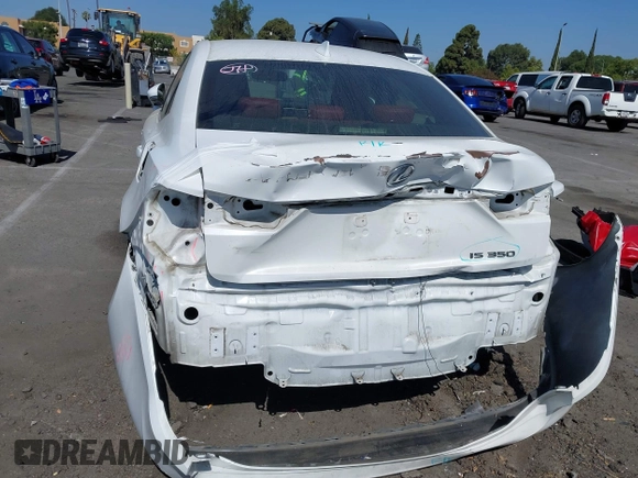 2014 Lexus IS 350 with VIN JTHBE1D25E5002122, listed as a IAAI auction lot 42516955 with 85,127 mi miles and . Bid and sale history available at DreamBid. Image 6.