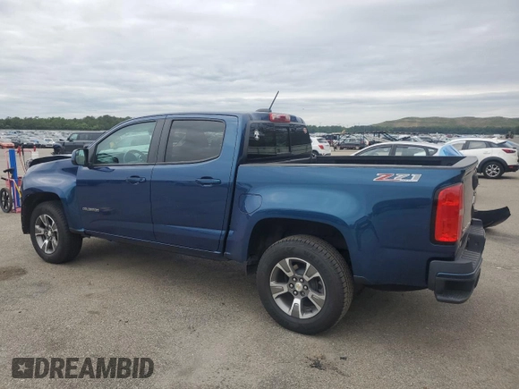 2019 Chevrolet Colorado 4WD Z71 with VIN 1GCGTDEN1K1361851, listed as a Copart auction lot 60630195 with 81,039 mi miles and Salvage title. Bid and sale history available at DreamBid. Image 2.