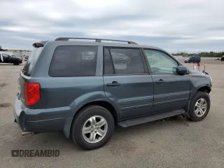 2005 Honda Pilot EX-L z VIN 2HKYF18735H551087, wystawiony jako Copart lot #53953665 z przebiegiem Nie podano mil oraz Szkoda całkowita • Salvage title. Historia ofert i sprzedaży dostępna na DreamBid. Obrazek 3.