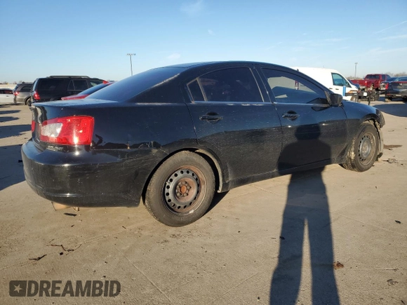 2011 Mitsubishi Galant ES with VIN 4A32B3FF9BE014191, listed as a Copart auction lot 45589565 with 177,962 mi miles and Salvage Title. Bid and sale history available at carsss.com. Image 3.