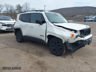 2019 Jeep Renegade Sport with VIN ZACNJBABXKPK92281, listed as a IAAI auction lot 41570983 with 88,174 mi miles. Bid and sale history available at carsss.com. Image 1.