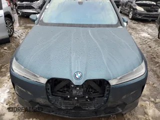 2023 BMW iX xDrive50 with VIN WB523CF02PCM42677, listed as a Copart auction lot 83855194 with 17,025 mi miles and Salvage Title. Bid and sale history available at carsss.com. Image 12.