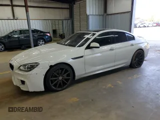 2015 BMW 6 Series 650i with VIN WBA6B2C5XFD799226, listed as a Copart auction lot 51317235 with 128,464 mi miles and Clean Title. Bid and sale history available at carsss.com. Image 1.