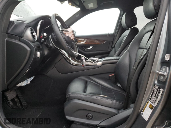2017 Mercedes-Benz GLC with VIN WDC0G4JB0HF127367, listed as a Copart auction lot 45136525 with 84,958 mi miles and Salvage Title. Bid and sale history available at carsss.com. Image 7.