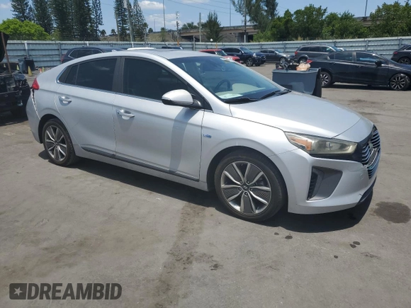2019 Hyundai Ioniq Limited with VIN KMHC85LC6KU118747, listed as a Copart auction lot 56276615 with 108,065 mi miles and Salvage title. Bid and sale history available at DreamBid. Image 4.