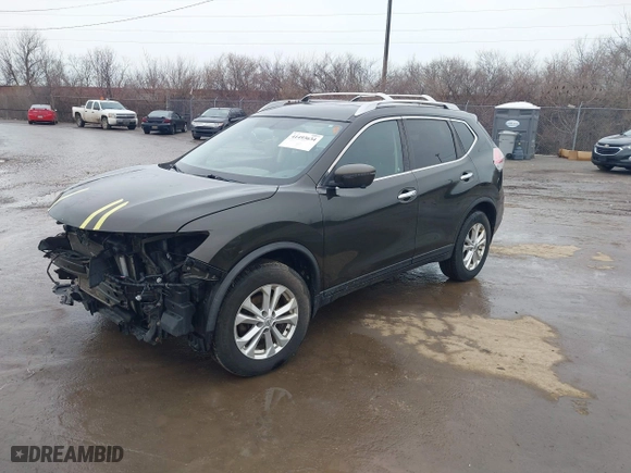 2016 Nissan Rogue S with VIN KNMAT2MVXGP709517, listed as a IAAI auction lot 41493634 with 179,064 mi miles. Bid and sale history available at carsss.com. Image 18.