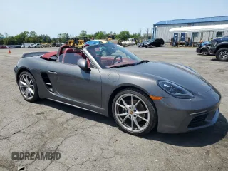 2023 Porsche Boxster with VIN WP0CA2A8XPS205012, listed as a Copart auction lot 59176455 with Not provided miles and Salvage title. Bid and sale history available at DreamBid. Image 4.