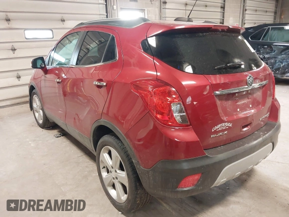 2015 Buick Encore Convenience with VIN KL4CJFSB4FB264728, listed as a IAAI auction lot 41690691 with 101,731 mi miles. Bid and sale history available at carsss.com. Image 3.