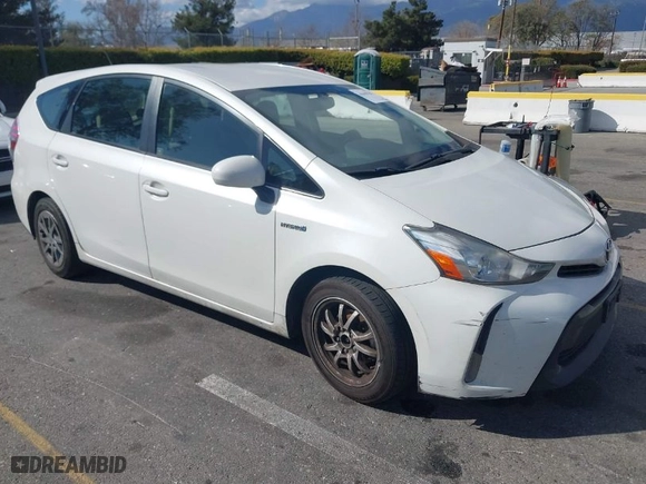 2017 Toyota Prius v Two with VIN JTDZN3EU9HJ063285, listed as a IAAI auction lot 41696704 with 411,285 mi miles. Bid and sale history available at carsss.com. Image 1.
