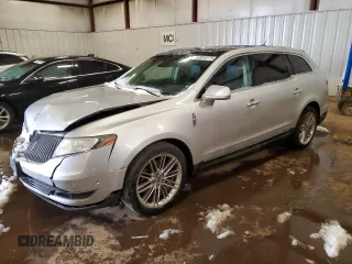 2013 Lincoln MKT EcoBoost with VIN 2LMHJ5ATXDBL51637, listed as a Copart auction lot 43918775 with 142,167 mi miles and Clean Title. Bid and sale history available at carsss.com. Image 1.