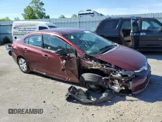 2012 Honda Civic LX z VIN 2HGFB2F56CH589253, wystawiony jako Copart lot #57870155 z przebiegiem 141 710 mil mil oraz Czysty tytuł • Clean title. Historia ofert i sprzedaży dostępna na DreamBid. Obrazek 4.
