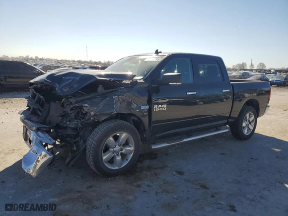 2017 Ram 1500 Big Horn with VIN 3C6RR7LTXHG594879, listed as a Copart auction lot 50204795 with 106,145 mi miles and Salvage Title. Bid and sale history available at carsss.com. Image 1.