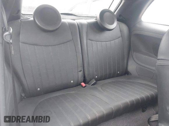 2015 FIAT 500 Sport with VIN 3C3CFFBR3FT509185, listed as a IAAI auction lot 41739081 with 23,555 mi miles. Bid and sale history available at carsss.com. Image 8.