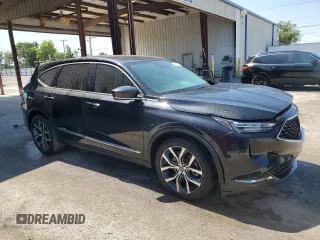 2022 Acura MDX w/Technology Package with VIN 5J8YE1H44NL005470, listed as a Copart auction lot 57037574 with 31,550 mi miles. Bid and sale history available at carsss.com. Image 4.