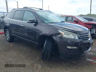 2015 Chevrolet Traverse LT with VIN 1GNKRHKD6FJ107626, listed as a IAAI auction lot 42181395 with 129,524 mi miles and . Bid and sale history available at DreamBid. Image 1.