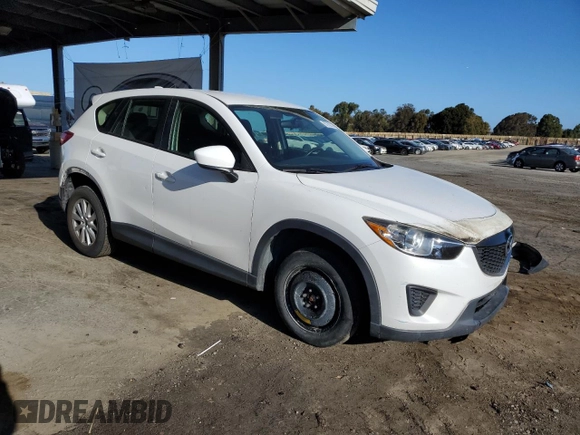 2013 Mazda CX-5 Sport with VIN JM3KE2BE7D0148951, listed as a Copart auction lot 57782115 with 65,677 mi miles and Salvage title. Bid and sale history available at DreamBid. Image 4.