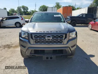 2022 Nissan Frontier S with VIN 1N6ED1EK3NN695415, listed as a Copart auction lot 58639924 with 39,005 mi miles and Salvage Title. Bid and sale history available at carsss.com. Image 5.
