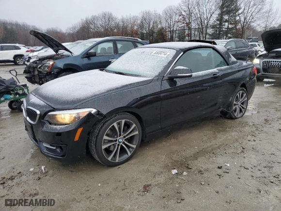 2015 BMW 2 Series 228i xDrive with VIN WBA1K7C50FV472531, listed as a Copart auction lot 83634714 with 106,666 mi miles and Clean Title. Bid and sale history available at carsss.com. Image 1.