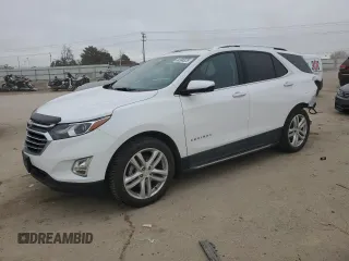 2019 Chevrolet Equinox Premier with VIN 3GNAXYEX1KL277306, listed as a Copart auction lot 44364325 with 49,771 mi miles and Salvage Title. Bid and sale history available at carsss.com. Image 1.