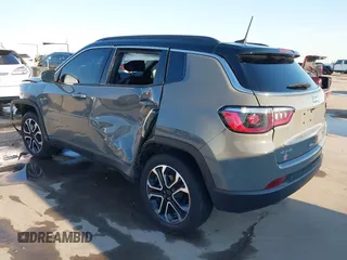 2024 Jeep Compass Limited с VIN 3C4NJDCN9RT589163, выставлен на аукционе IAAI как лот 41327216 с пробегом Не указан миль и . История ставок и продаж доступна на DreamBid. Изображение 3.