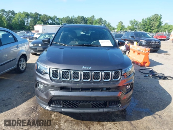 2023 Jeep Compass Latitude Lux with VIN 3C4NJDFN4PT521605, listed as a IAAI auction lot 42589618 with 11,579 mi miles and . Bid and sale history available at DreamBid. Image 13.